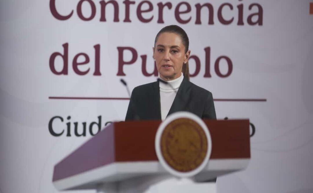 Conferencia matutina de la presidenta Claudia Sheinbaum Pardo en Palacio Nacional el 17 de octubre de 2025. Foto: Carlos Mejía / EL UNIVERSAL