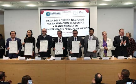 Diputados y ANUIES firman acuerdo sobre fiscalización en universidades públicas; reiteran compromiso por la transparencia