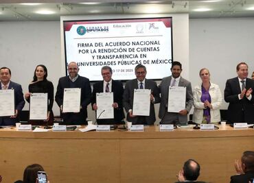 Diputados y ANUIES firman acuerdo sobre fiscalización en universidades públicas; reiteran compromiso por la transparencia
