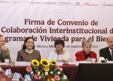 Bienestar firma convenio interinstitucional; construirán cerca de 2 millones de viviendas dignas en México