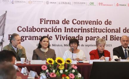 Bienestar firma convenio interinstitucional; construirán cerca de 2 millones de viviendas dignas en México