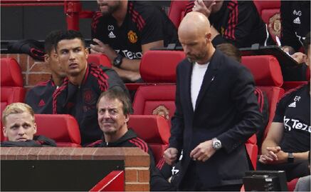 Manchester United castigó a Cristiano Ronaldo y lo mandó a la banca en la Premier League 