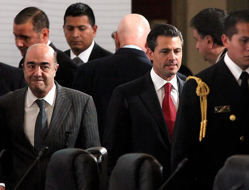 Jesús Murillo Karam y Enrique Peña Nieto, archivo EL UNIVERSAL