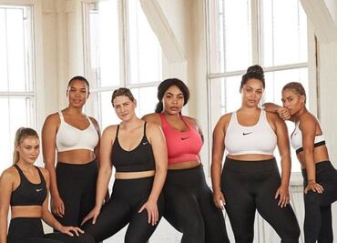 Nike apuesta por modelos curvy y maniquís plus size