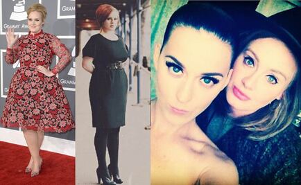 Sorprende delgada figura de Adele