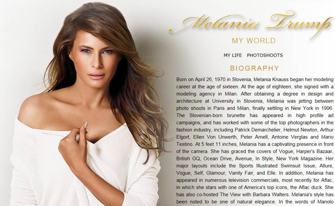 Melania Trump, más que un accesorio de la campaña