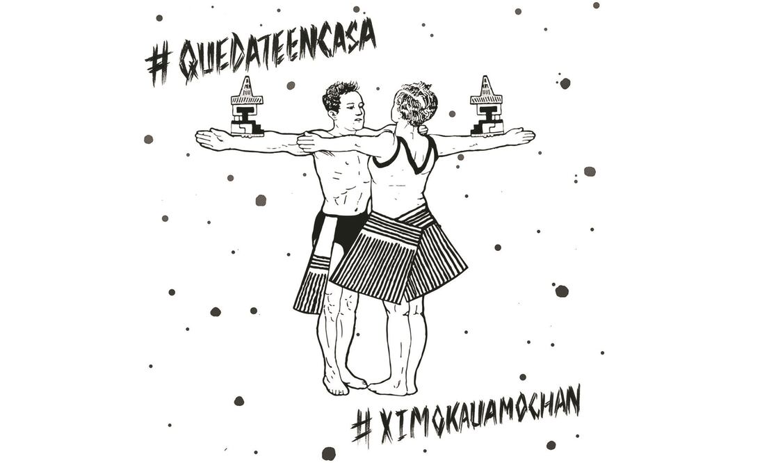 Invitación que fue creada por el artista Demián Flores. Foto: ESPECIAL