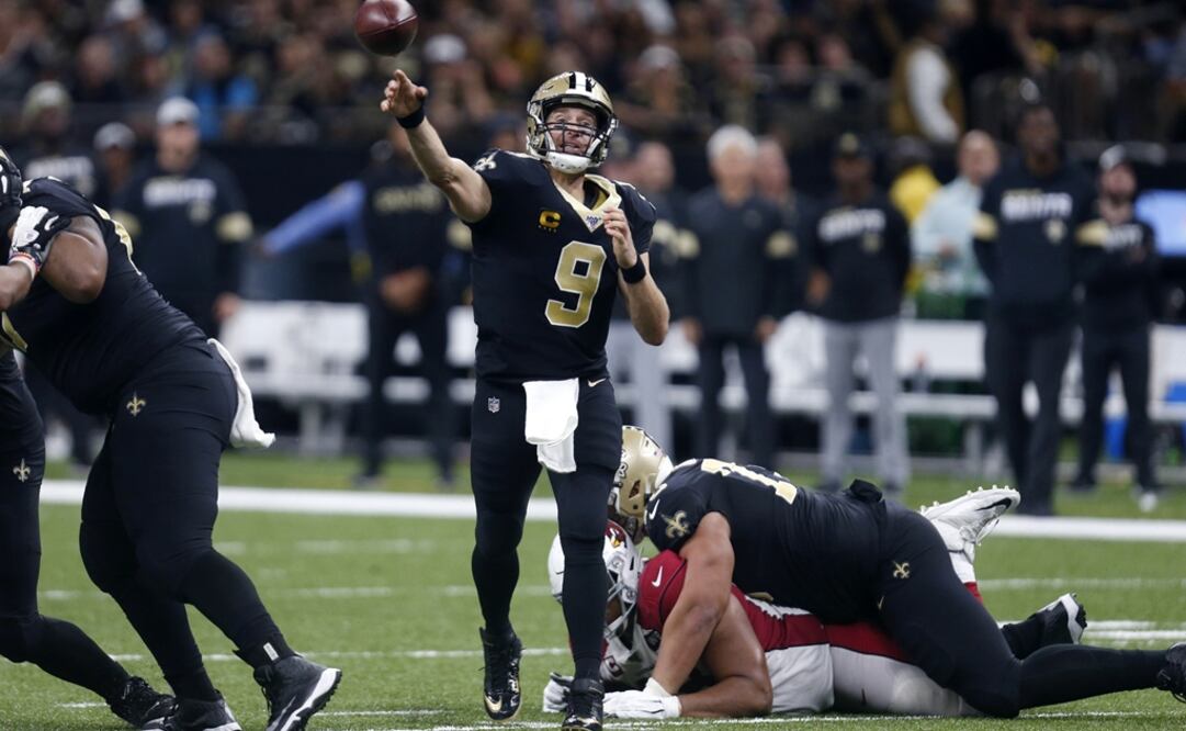 Drew Brees, QB de los Saints. Foto: AP