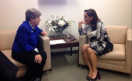 Ruiz Massieu se reúne con cancilleres y ministros en ONU