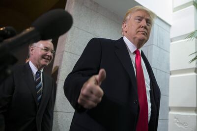 Confía Trump en que Cámara Baja aprobará nueva ley sanitaria