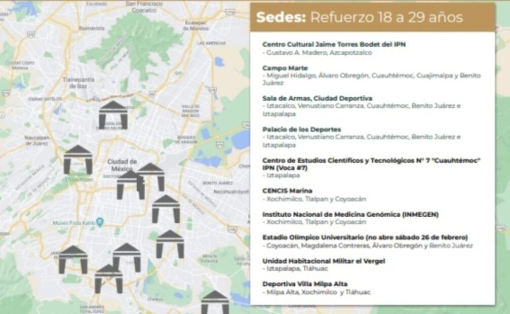 ¡Va la chaviza! Anuncian vacunación de refuerzo contra Covid-19 para personas de 18 a 29 años en CDMX 