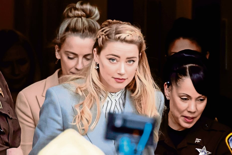 Depp demandó a su ex por difamación tras un artículo de The Washington Post. Ella contrademandó. Foto: Netflix y Archivos