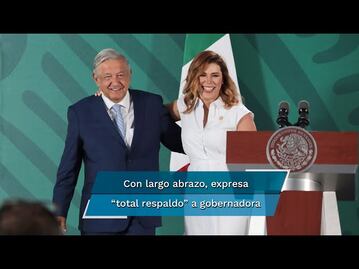 AMLO expresa “total respaldo” a gobernadora de Baja California tras dichos de Jaime Bonilla