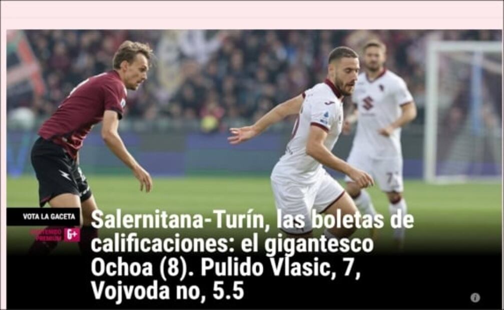 Prensa en Italia se rinde ante Guillermo Ochoa por sus actuaciones con la Salernitana