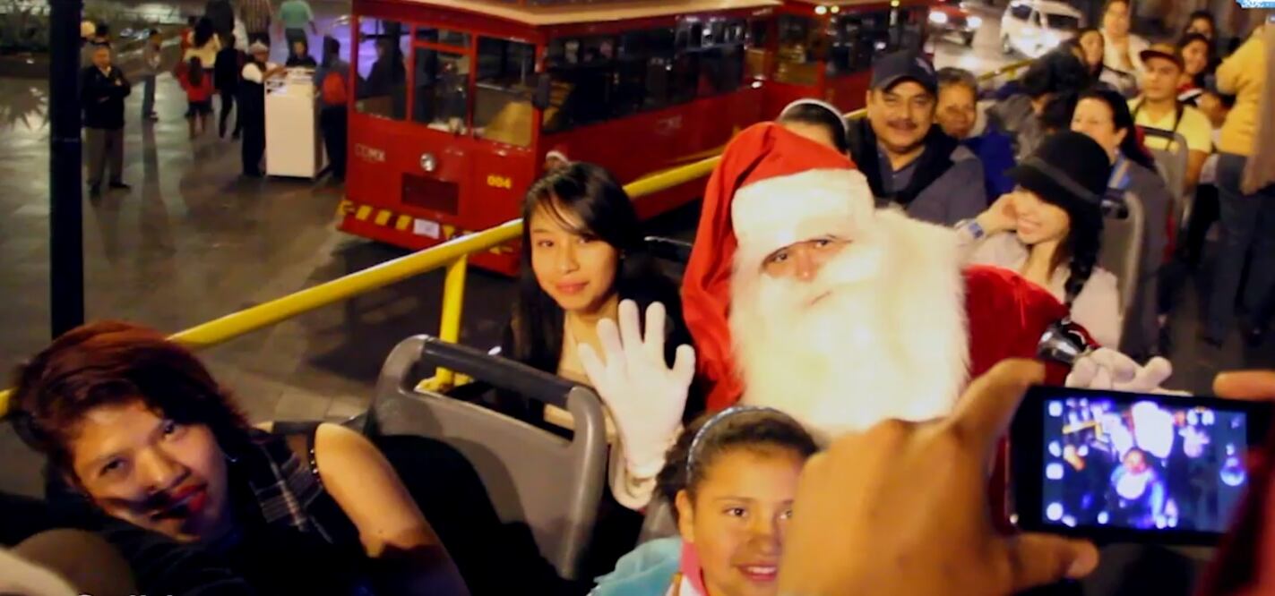 Crean Turibus navideño gratuito