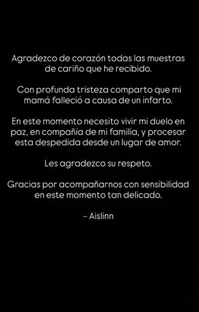 La actriz pidió respeto y privacidad ante los momentos difíciles que vive. Foto: Instagram