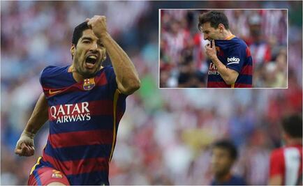 Suárez impulsa al Barça; Messi falla penal