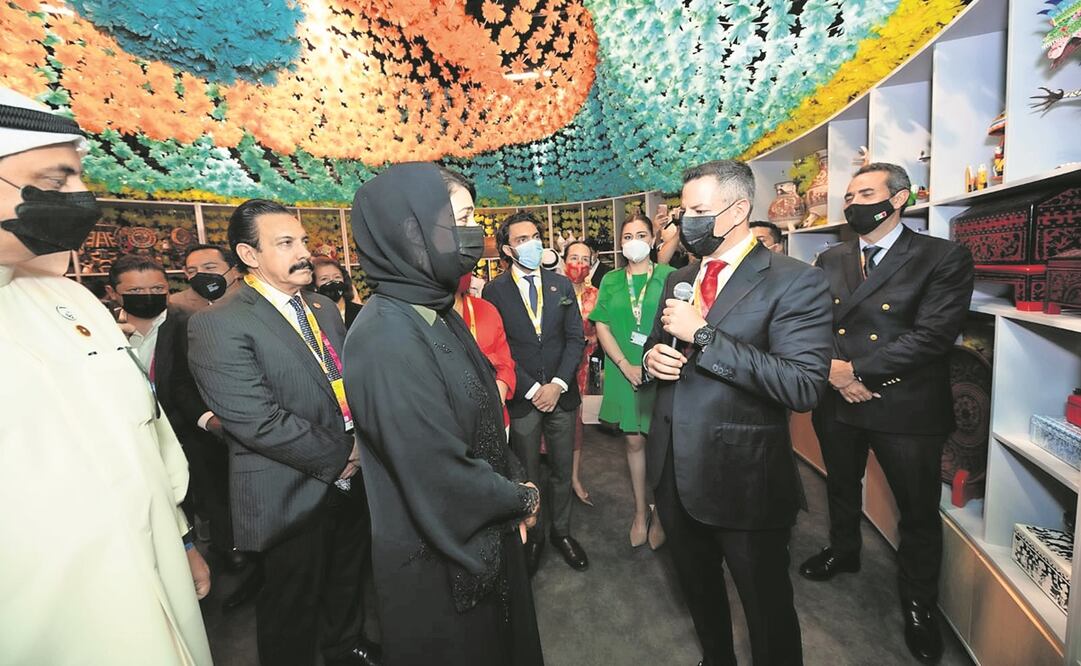 Gobernadores y funcionarios de México estuvieron presentes en la Expo 2020 Dubái. Foto: ESPECIAL