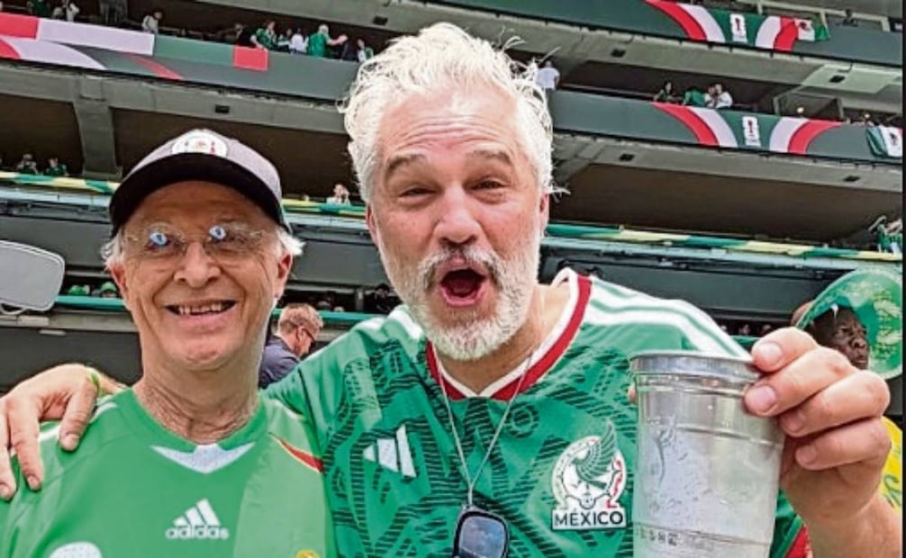 Juan Pablo Medina disfrutó del
partido como invitado de la FIFA. Foto: Instagram y Cortesía
