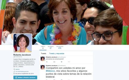 Embajadora de EU en México quiere dar "el grito" en Twitter