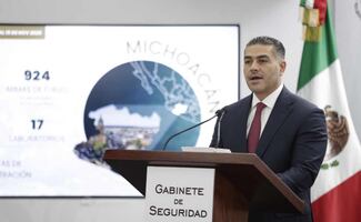 García Harfuch presenta avances de seguridad en Michoacán; hay 932 detenidos por delitos de alto impacto