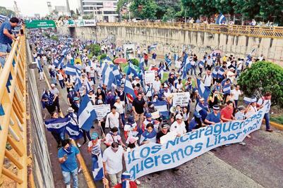 Miles exigen a Ortega en Nicaragua: “¡Que se vaya!”