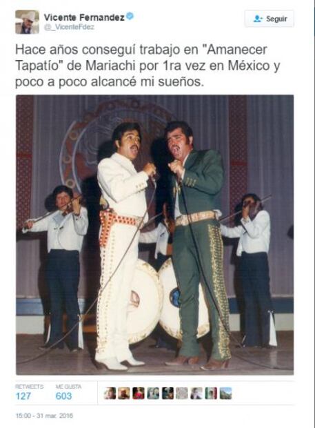 El restaurante donde Vicente Fernández debutó como mariachi 