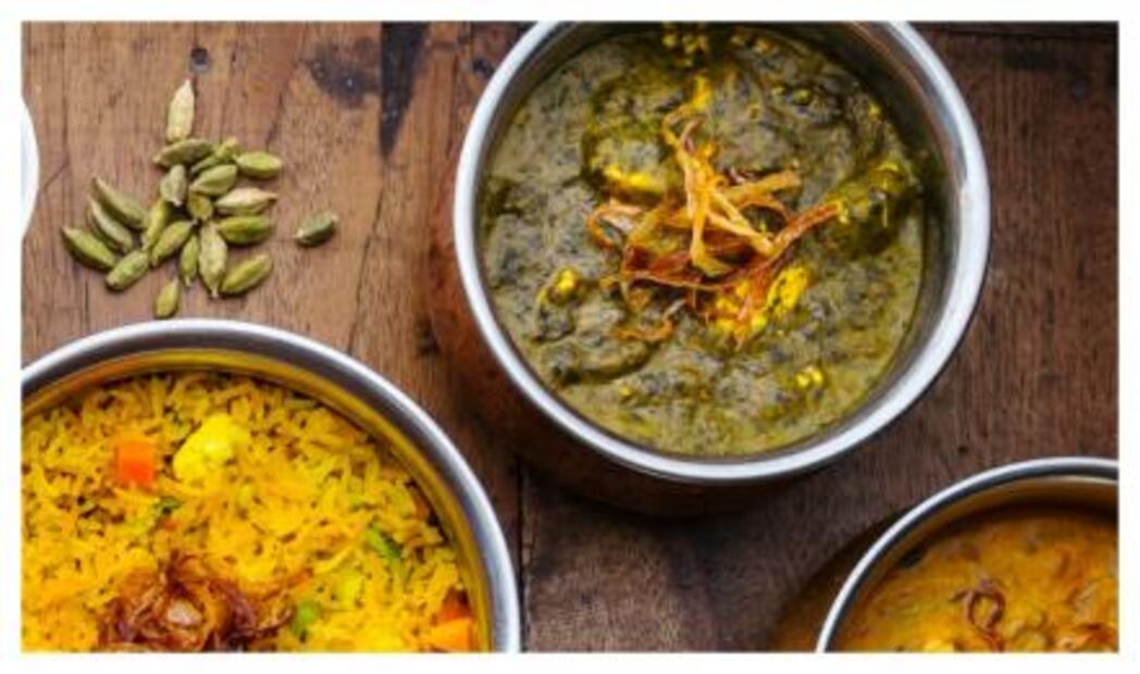 #RECETA dos en uno: Arroz basmati con verduras y Espinacas en curry