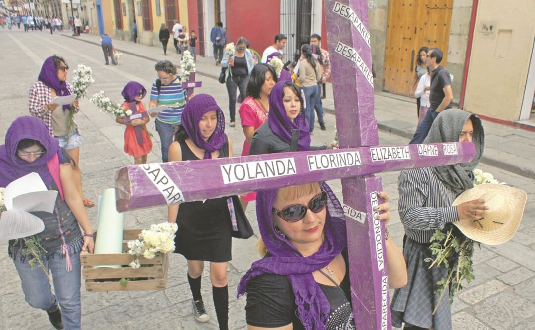 Marcha contra los feminicidios. Foto: Archivo/EL UNIVERSAL