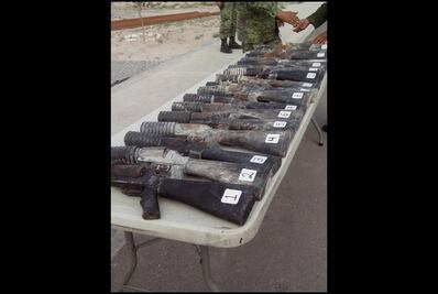 Canjean 18 lanzagranadas en Coahuila