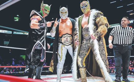 Neón, orgulloso de compartir el ring con su más grande ídolo 