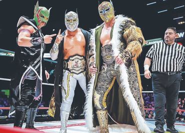 Neón, orgulloso de compartir el ring con su más grande ídolo