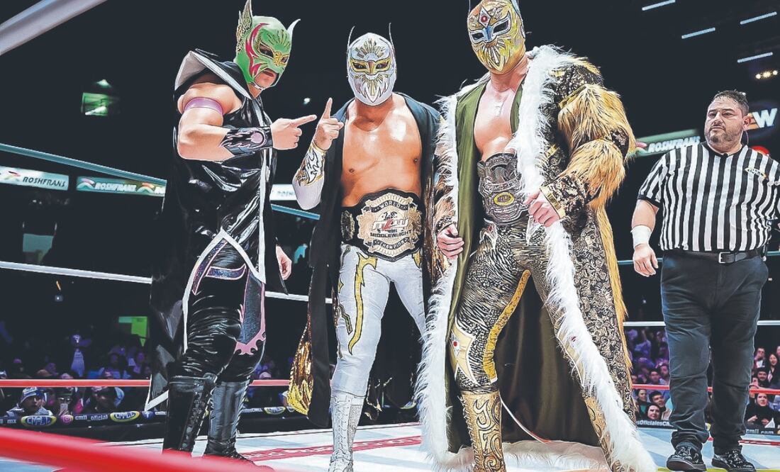 Veía al Príncipe de Plata y Oro en TV y hoy comparte el ring con él. Foto: de INSTAGRAM