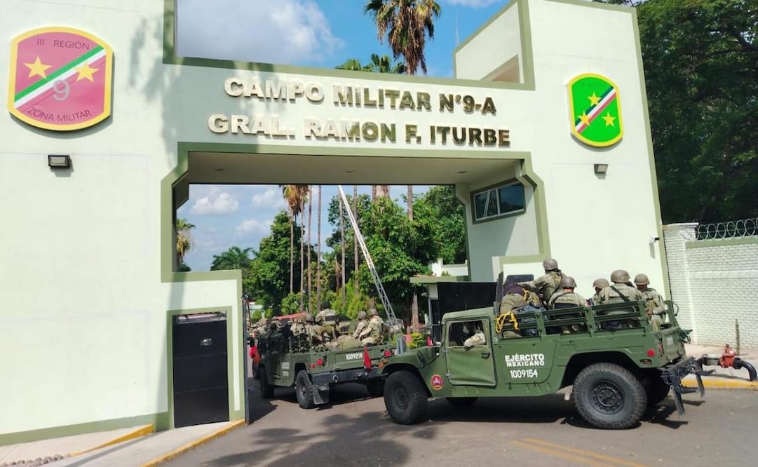 Llegan 300 nuevo elementos del Ejército a Sinaloa (31/07/2025). Foto: Especial
