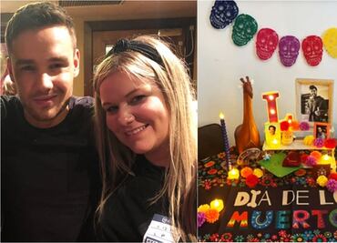 Hermana de Liam Payne pone altar de muertos en honor al cantante