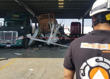 Se registra caída de aeronave en Ciénega Flores, Nuevo León