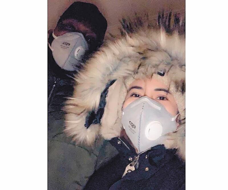 Valeria Díaz Hernández dice que sólo sale a comprar comida. CORTESÍA