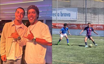 El hijo de Ronaldinho debuta con la camiseta del Barcelona