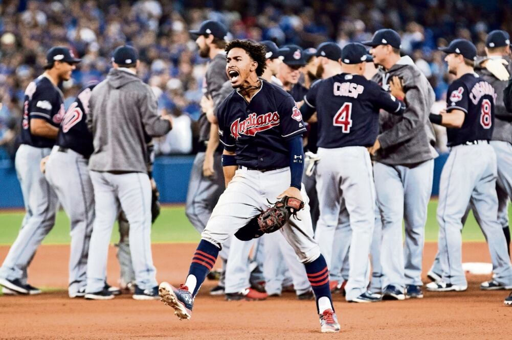 Cleveland sacó el boleto a la disputa por el gallardete en casa ajena (MARK BLINCH. AP)