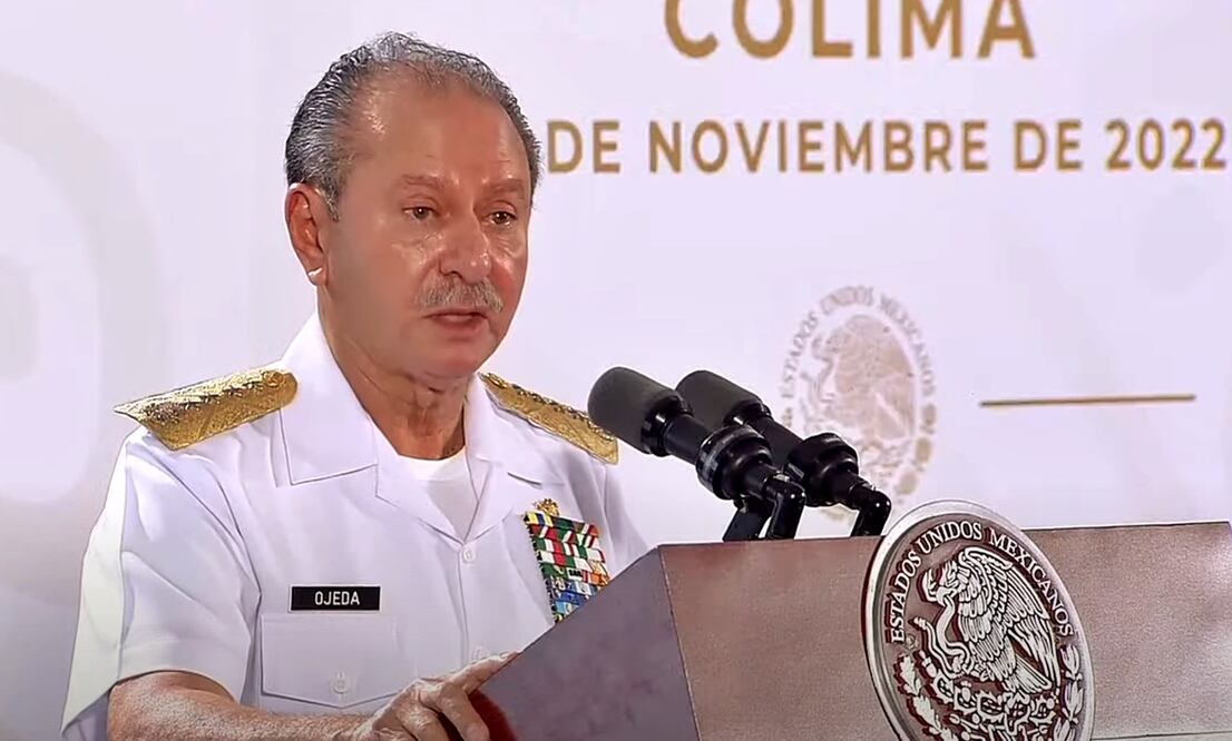 El almirante José Rafael Ojeda Durán justificó que debido a que Colima tiene pocos habitantes y porque tiene el puerto más importante del país, “influye mucho” en que el estado siempre aparezca en el primer lugar en delitos. Foto: especial