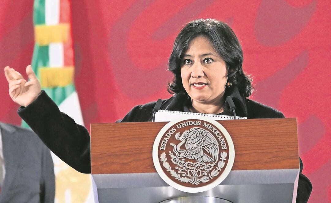 Irma Eréndira Sandoval, titular de la Secretaría de Función Pública (SFP). Foto: Archivo El Universal
