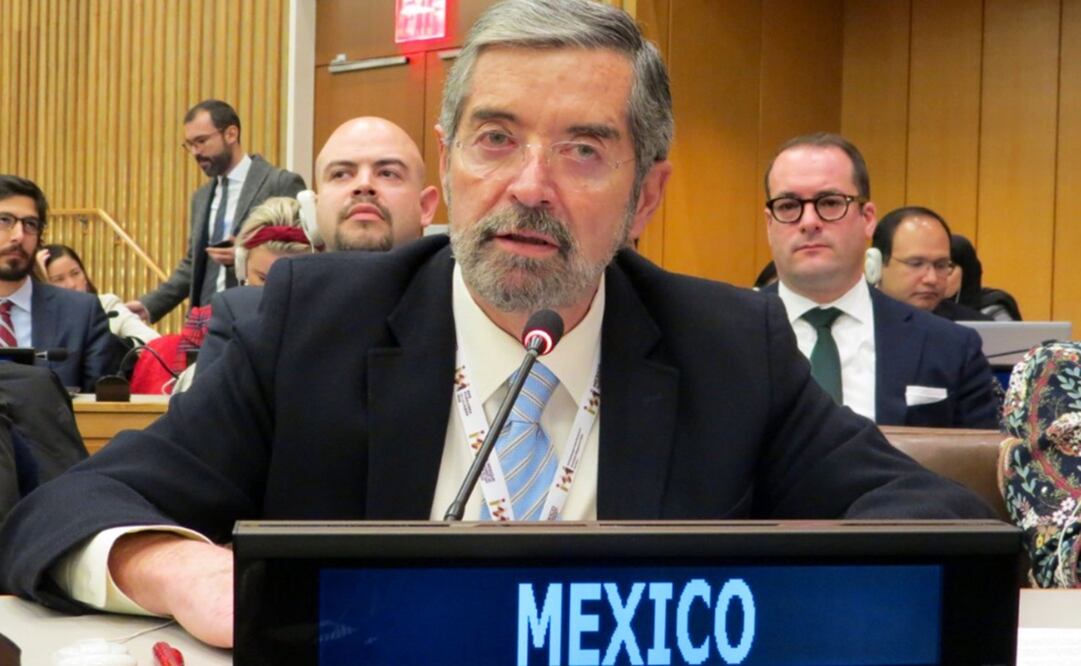 "El Representante Permanente de México ante la ONU se congratuló por el buen uso de los foros multilaterales para llegar a acuerdos sobre temas complejos" Foto: Twitter @MexOnu