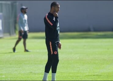 Cecilio Domínguez entrenó con normalidad en América