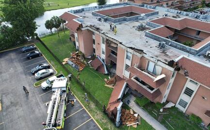 Desalojan otro edificio en Miami por derrumbe parcial del tejado