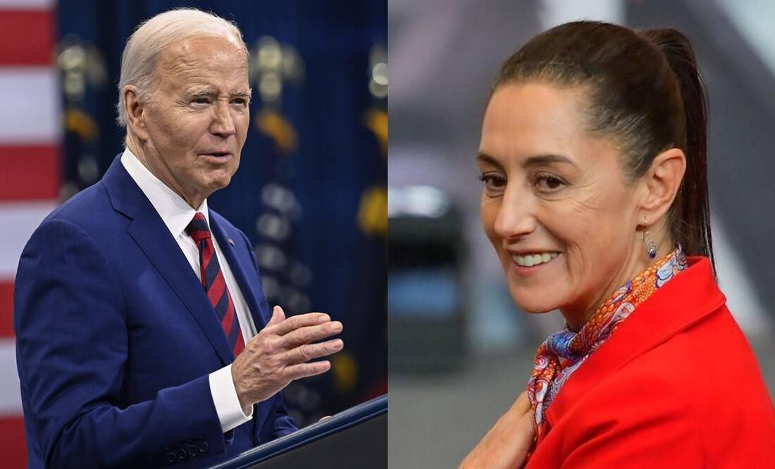 Joe Biden felicita a Claudia Sheinbaum por su triunfo; llama a trabajar "estrechamente". Foto: Archivo