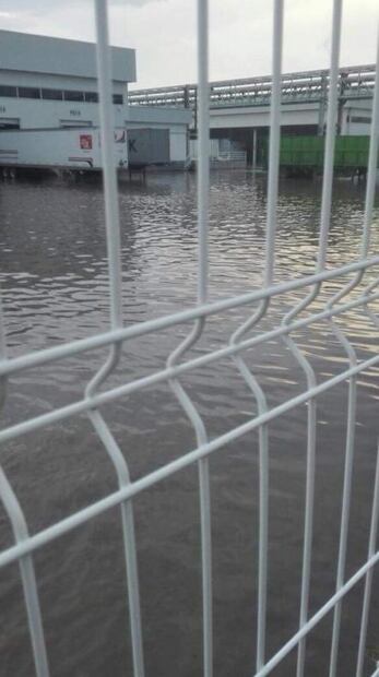 Se inunda planta de Honda en Celaya