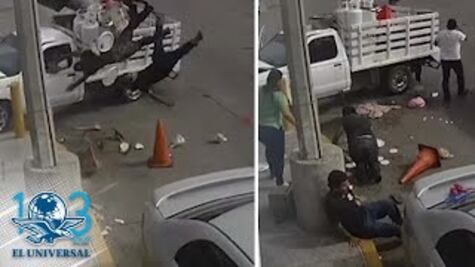 Captan otro choque en cruce donde auto embistió moto con familia en Sinaloa