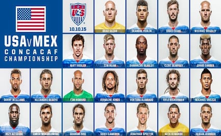 Estados Unidos revela convocatoria para enfrentar al Tri