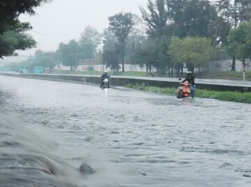 Lluvias provocan importantes afectaciones viales en al menos 3 alcaldías; activan Operativo Tlaloque 2025 por encharcamientos