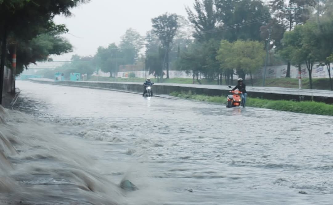 Lluvias provocan afectaciones viales en al menos 3 alcaldías (12/06/2025). Foto: Especial